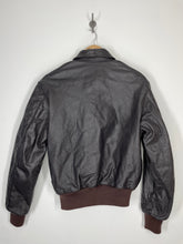 Load image into Gallery viewer, LL Bean Freeport Leather Bomber Flight Jacket - 40 Medium