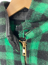 Load image into Gallery viewer, Johnson Woolen Mills Buffalo Plaid Wool Double Cape Jac Hunting Jacket - Medium