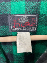 Load image into Gallery viewer, Johnson Woolen Mills Buffalo Plaid Wool Double Cape Jac Hunting Jacket - Medium