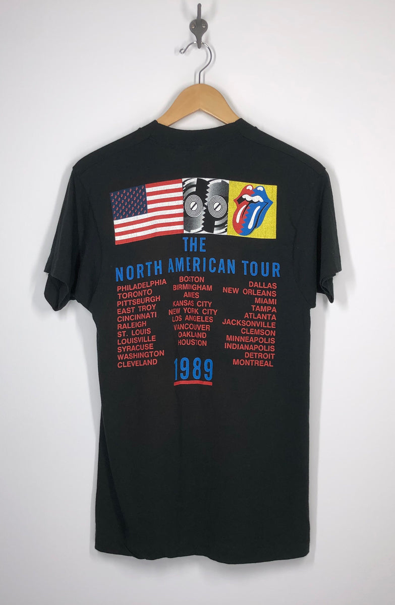 Rolling Stones - 1989 - The North American Tour T Shirt - L – Lhük