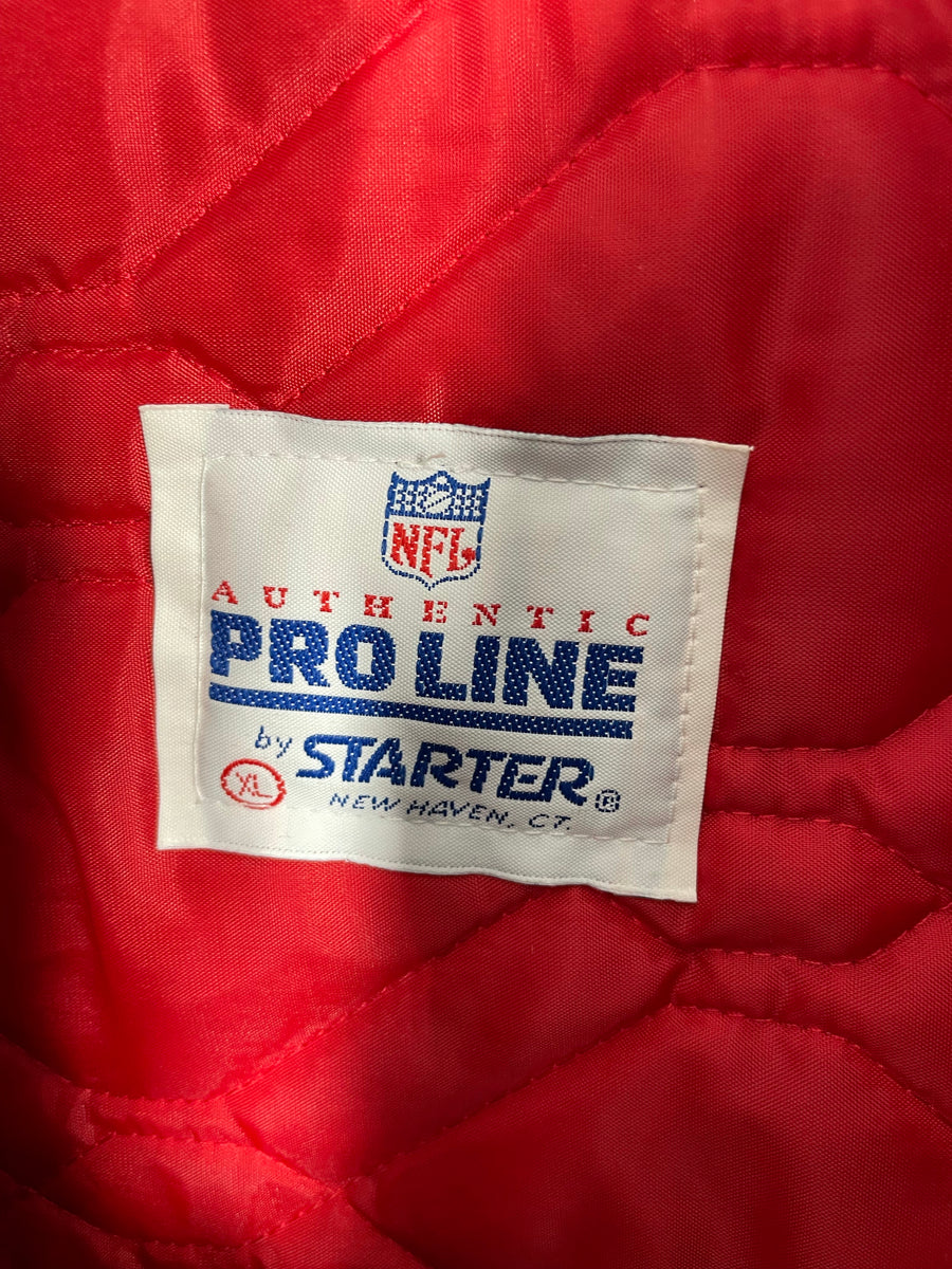 NFL New York NY Giants Football Pro Line Snap Front Satin Bomber Jacke –  Lhük