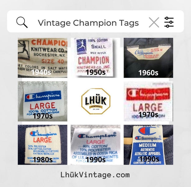 Know Your Tags - Champion