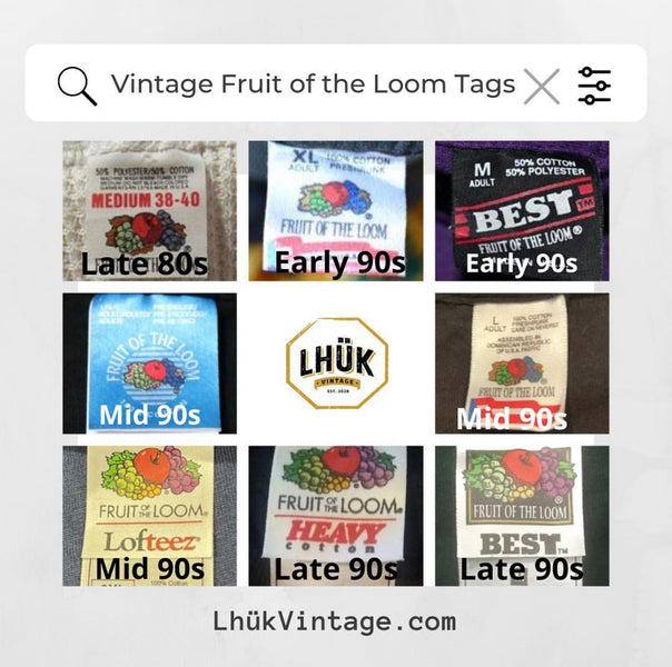 Know Your Tags - Fruit of the Loom