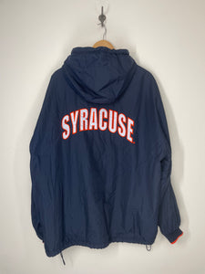 SU Syracuse University Zip Fleece Lined Hooded Jacket - CS Crable - XL