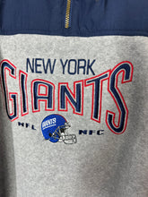 Load image into Gallery viewer, NFL New York Giants Football Embroidered 1/4 Zip Pullover Sweatshirt Lee XL
