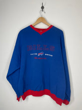 Load image into Gallery viewer, NFL Buffalo Bills Football 90s Embroidered V Neck Sweatshirt - CSA XL
