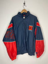 Load image into Gallery viewer, SU Syracuse University Full Zip Windbreaker Nylon Jacket - Starter Large
