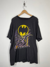 Load image into Gallery viewer, DC Comics 1980s Batman Super Hero Bat Signal Bats T Shirt - XL
