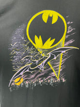 Load image into Gallery viewer, DC Comics 1980s Batman Super Hero Bat Signal Bats T Shirt - XL
