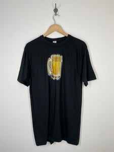 Beer Mug Iron On 1970s T Shirt - AdverTees - L / XL