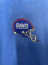 Load image into Gallery viewer, NFL New York NY Giants Football Embroidered 1/4 Zip Hooded Sweatshirt - College Concepts - L
