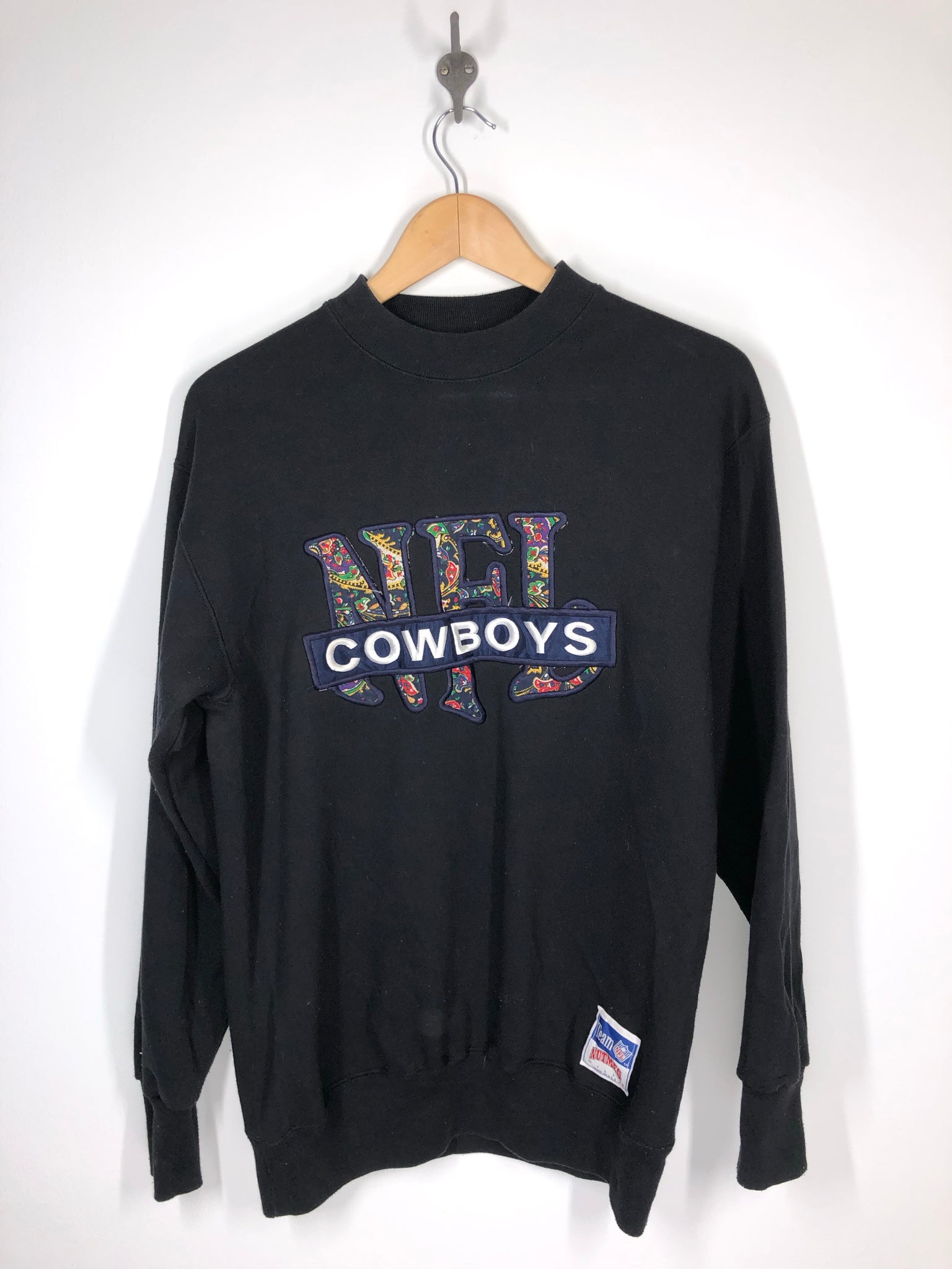NFL - Dallas Cowboys- Paisley Print Nutmeg Tag Crewneck Sweatshirt