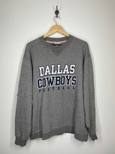 Load image into Gallery viewer, NFL - Dallas Cowboys - Spell Out Crewneck Sweatshirt - Reebok XL
