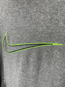 Nike - Embroidered Center Swoosh Hoodie Sweatshirt - Blue Tag - XL