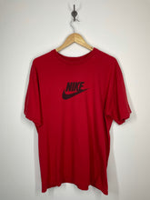 Load image into Gallery viewer, Nike - Black Center Spell Out Logo Shirt - Silver Tag - L
