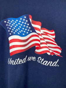United We Stand 9/11 Memorial American Flag Crewneck Sweatshirt - Briar Creek - XL/2XL