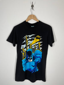 1989 Batman Gotham City Bat Signal DC Comics T Shirt - Stedman - M