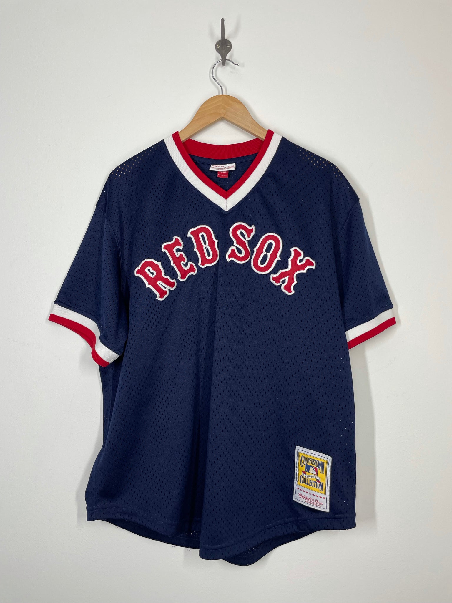 Boston Red Sox vintage baseball Diamond Collection shirt jersey Majestic  size M
