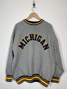 University of Michigan Embroidered Crewneck Sweatshirt - CS Sportswear - XL