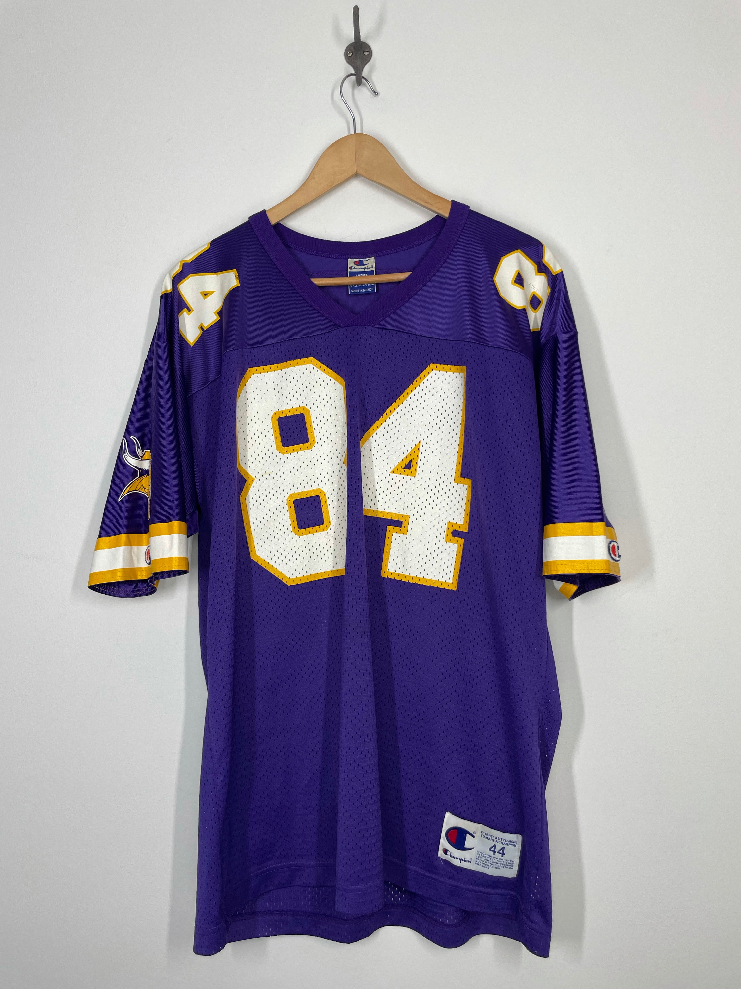 NFL Minnesota Vikings Football Randy Moss 84 Jersey - Champion - 44 L – Lhük