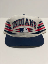 Load image into Gallery viewer, MLB Cleveland Indians Baseball Logo Athletic Diamond Cut Snapback Hat
