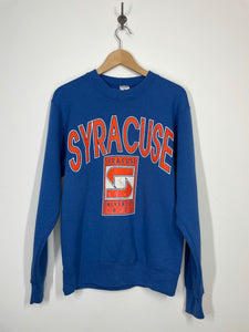 SU Syracuse University Orangemen Puff Graphic Sweatshirt - Galt Sand - S