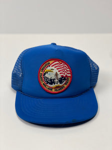 NASA Space Shuttle Atlantis STS 36 Mission Patch Snapback Mesh Trucker Hat - Speedway