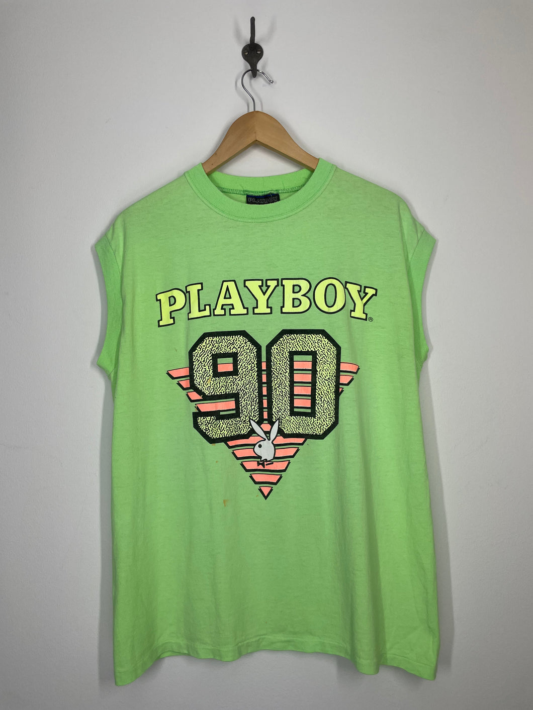 Playboy 1990 Graphic Sleeveless Shirt - XL
