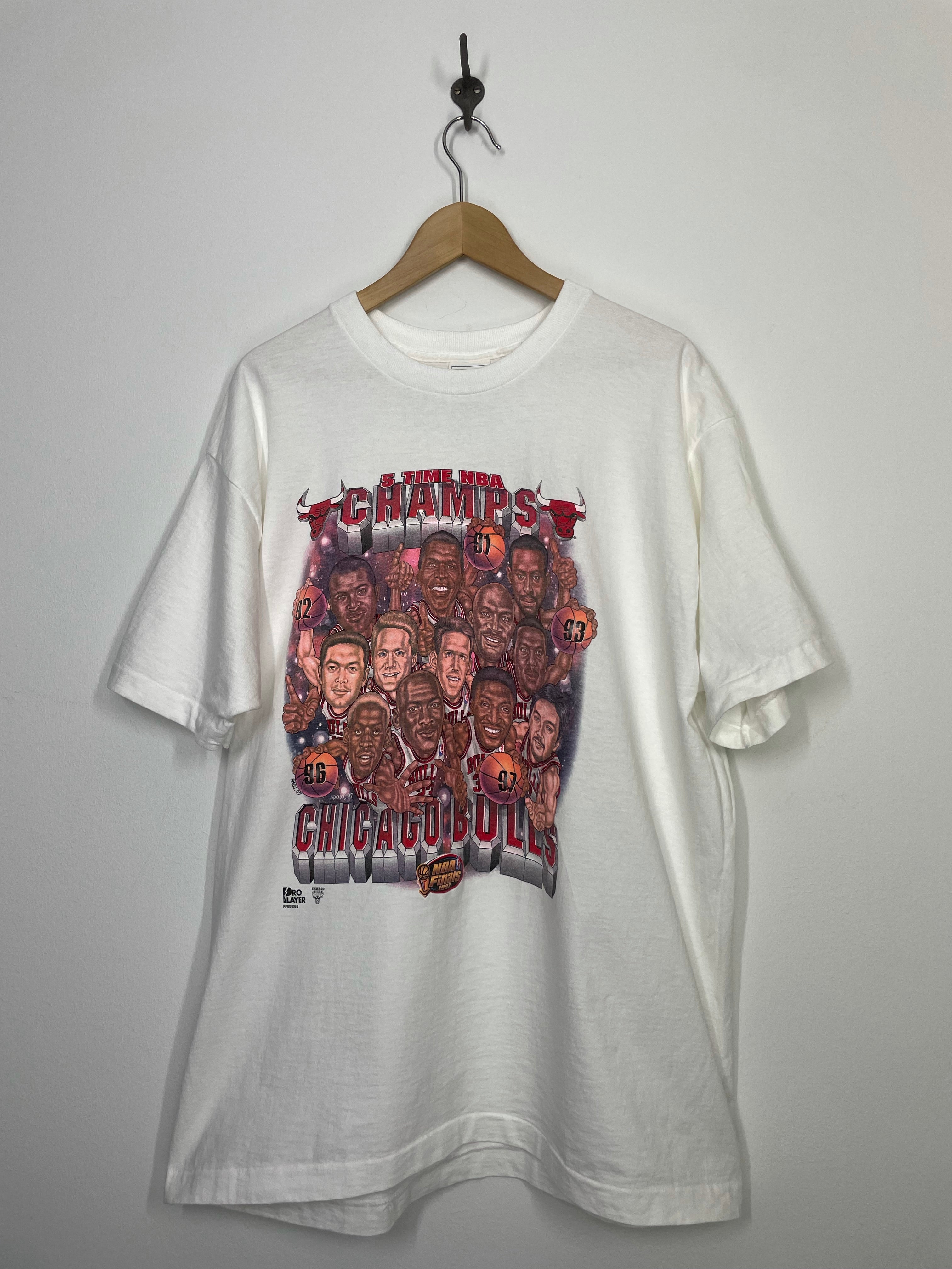NBA Chicago Bulls Basketball 1997 NBA Finals 5 Time Champs