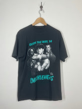 Load image into Gallery viewer, The Three Stooges - 1989 Get Outta the Way Ya Knuckleheads T Shirt - Screen Stars - XL
