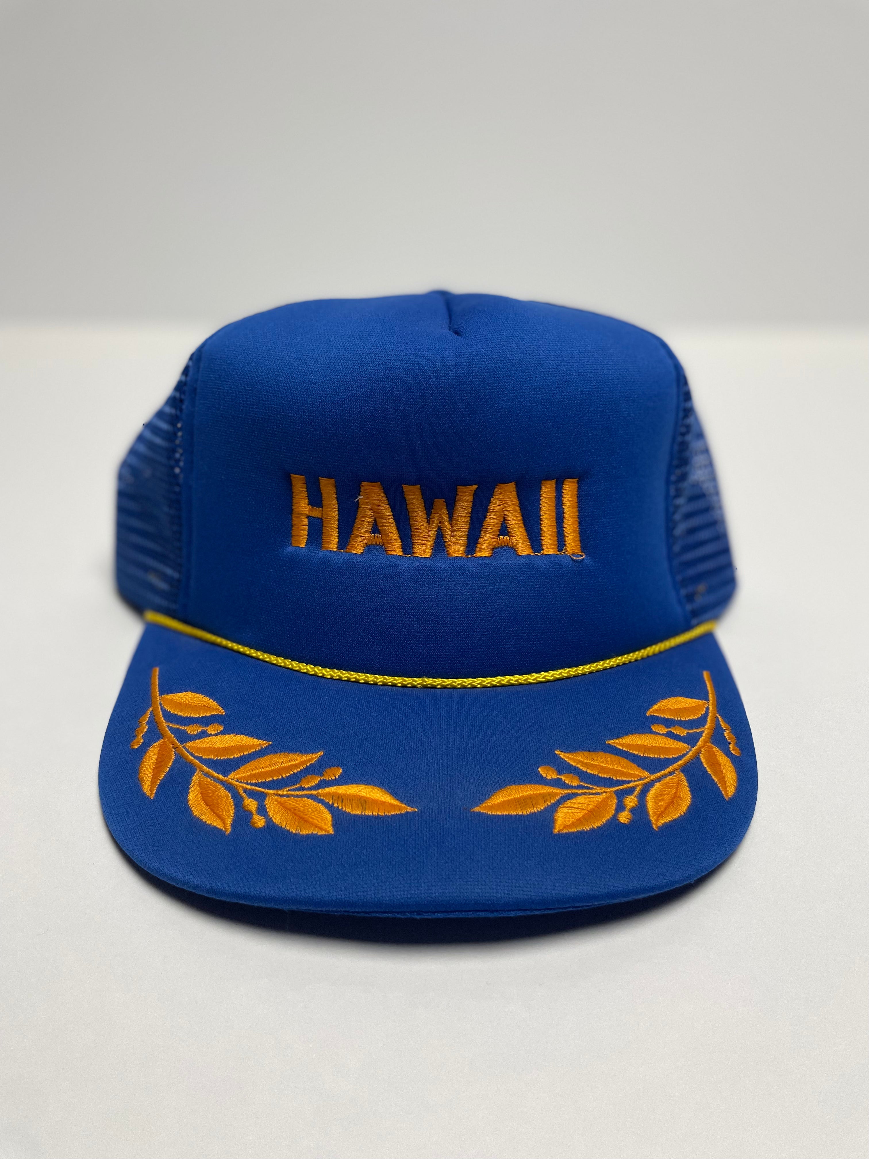 Hawaii Gold Rope Hawaiian Headwear Mesh Snapback Trucker Hat