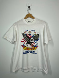 US Military - We Love USA - Operation Desert Storm - Screen Stars Best - XL