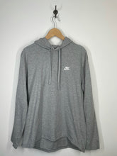 Load image into Gallery viewer, Nike - Mini Logo Spell Out Hoodie Light Sweatshirt - Blue Tag - L
