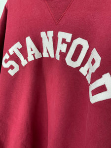 NCAA Stanford University Embroidered Crewneck Sweatshirt - Russell Pro Cotton - XXL