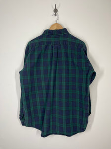 LL Bean Freeport Plaid Flannel Button Up Shirt - XL