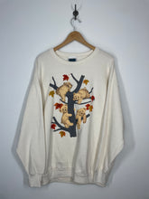 Load image into Gallery viewer, Bears in a Tree Puff Graphic Crewneck Sweatshirt - Decotex XL
