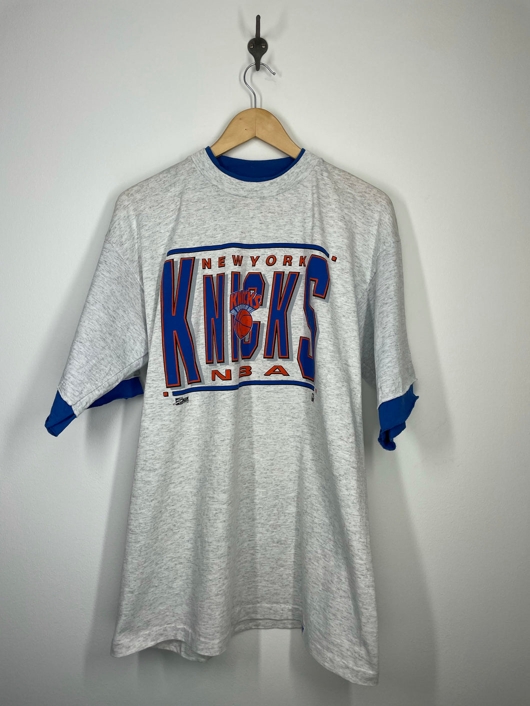 NBA - 1991 New York Knicks Spell Out Shirt - Salem - XL