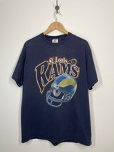 Load image into Gallery viewer, NFL St Louis Rams Football T Shirt - Logo Athletic - L
