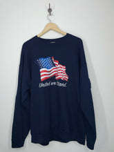 Load image into Gallery viewer, United We Stand 9/11 Memorial American Flag Crewneck Sweatshirt - Briar Creek - XL/2XL
