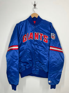 New York Giants Pro Standard Logo Varsity Full-Zip Jacket - Royal/White