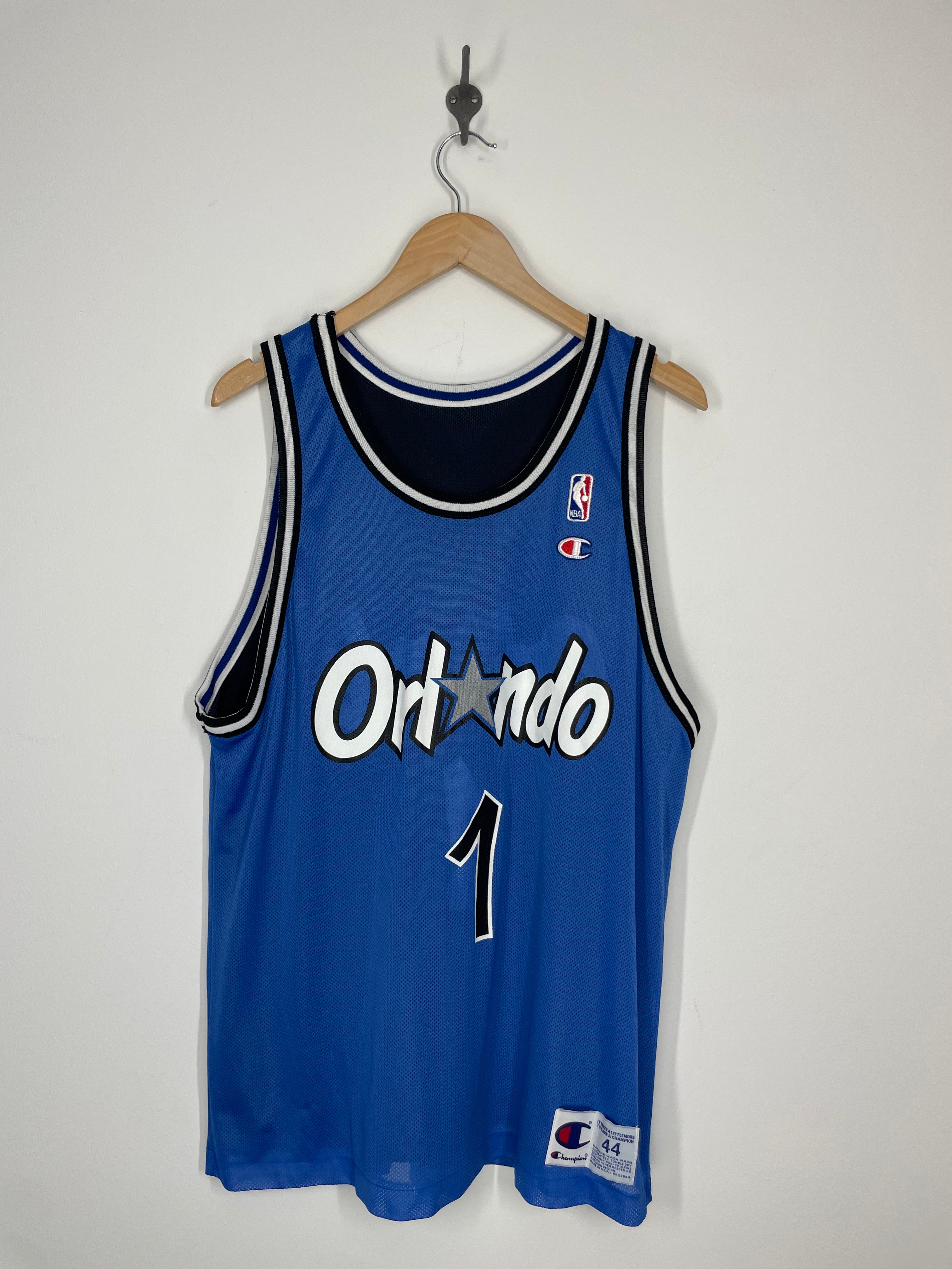 Lhuk NBA Orlando Magic Basketball Penny Hardaway Reversible Jersey Champion 44