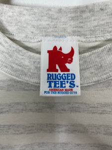 SU Syracuse University Striped T Shirt - Rugged Tee’s - M / L