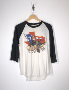 Willie Nelson 1994 Raglan T Shirt - Screen Stars - Large
