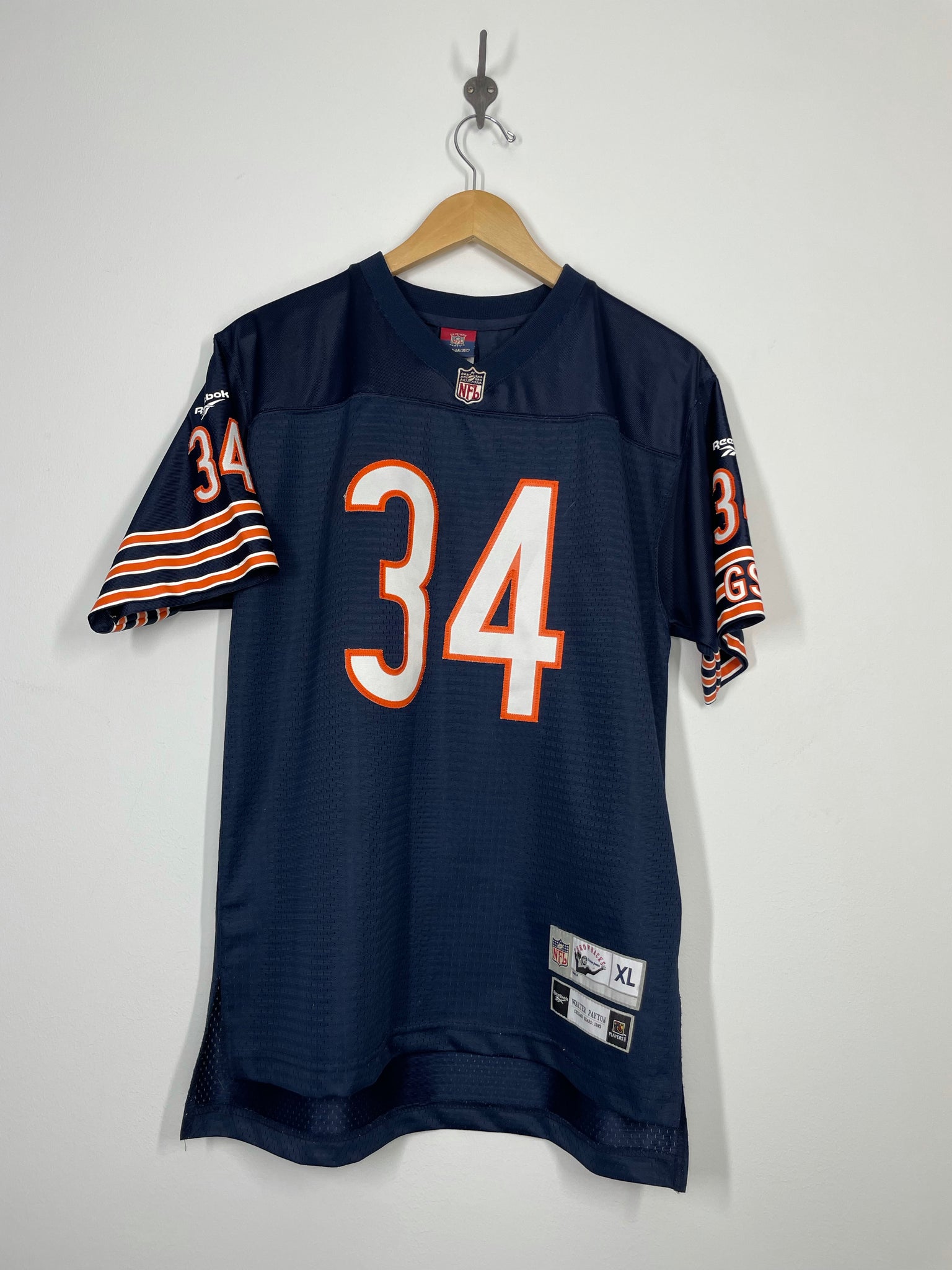 Reebok, Shirts, Reebok Authentic Stitched Walter Payton Jersey