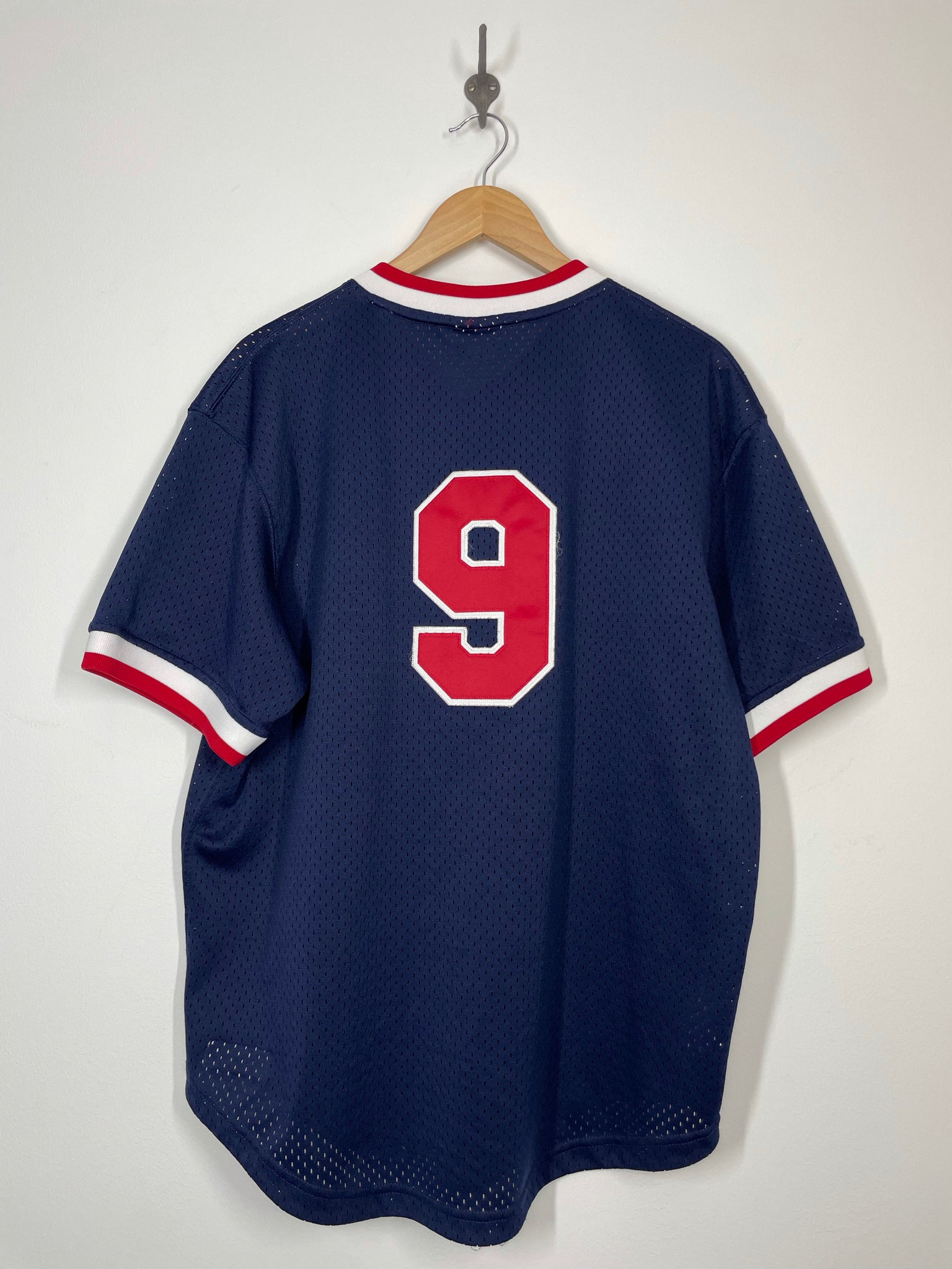 MLB Boston Red Sox Baseball Ted Williams 9 Cooperstown Jersey - Mitchell & Ness - XL