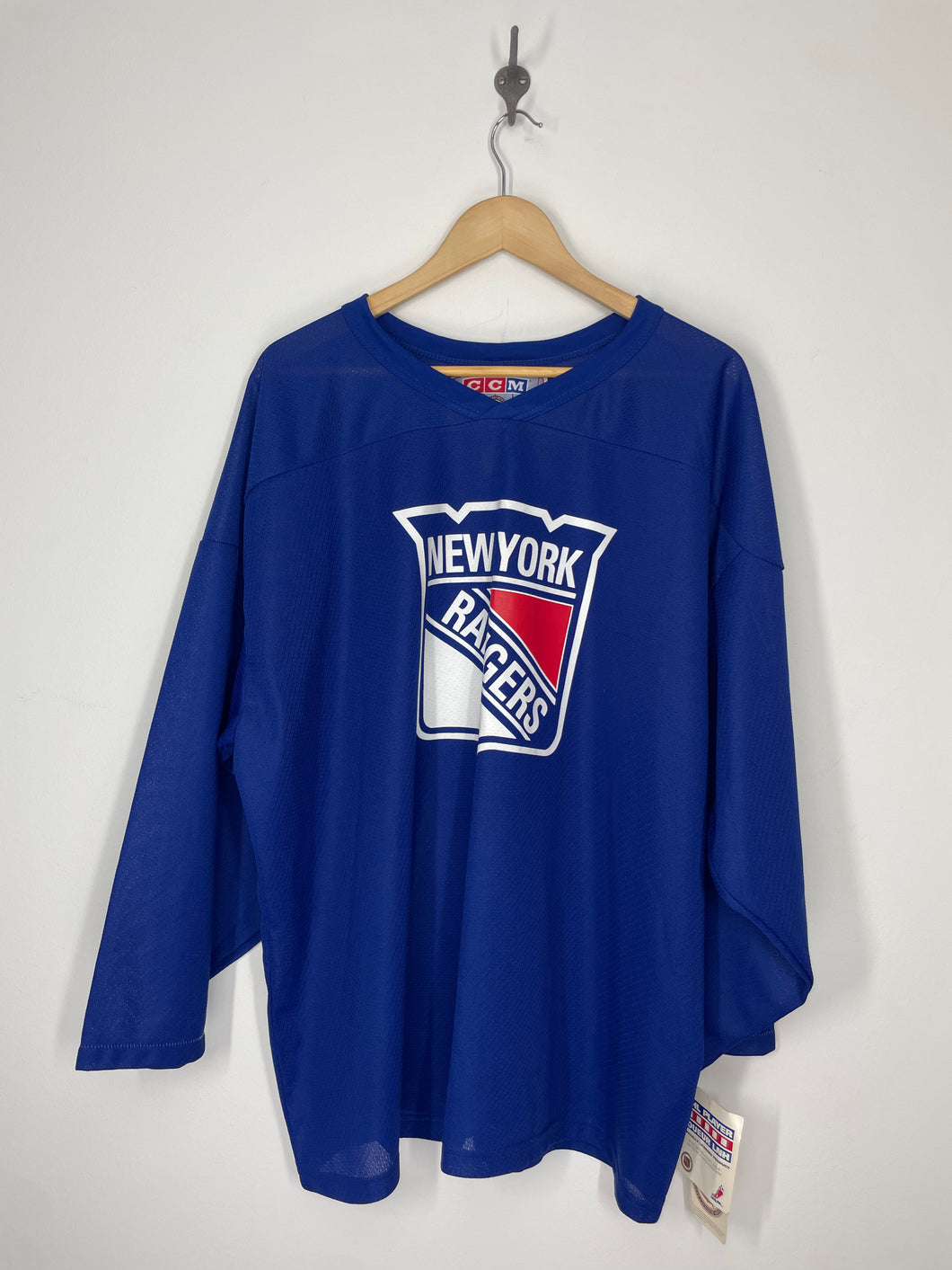 Lhuk NHL New York Rangers Hockey Wayne Gretzky Jersey CCM XL