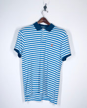 Load image into Gallery viewer, Polo by Ralph Lauren - M - Blue/White - Soft Cotton

