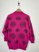 Load image into Gallery viewer, Snowflake All Over Puff Print Winter Sweatshirt - Ricki - S
