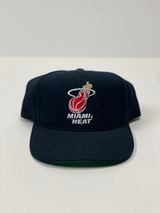 NBA Miami Heat Basketball Wool Snapback Hat - American Needle