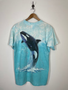 Habitat Orca Killer Whale Jump Nature T Shirt - HL Miller - M